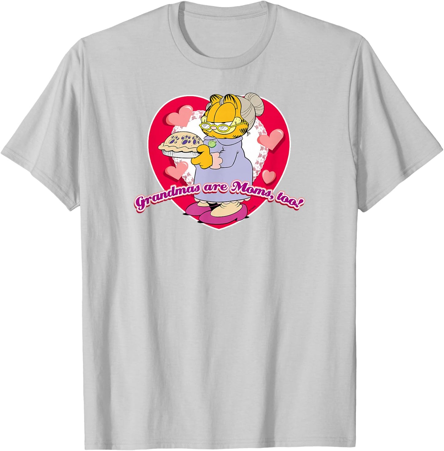 Garfield Don't Forget Grandma T-Shirt - T-Shirt | Ash