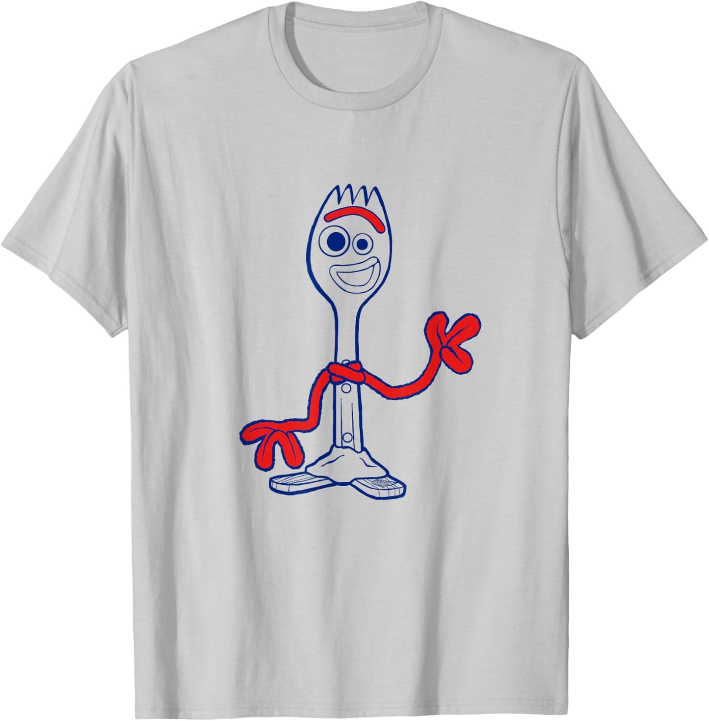 Disney Pixar Toy Story 4 Forky Waves Hi T-Shirt - T-Shirt | Ash