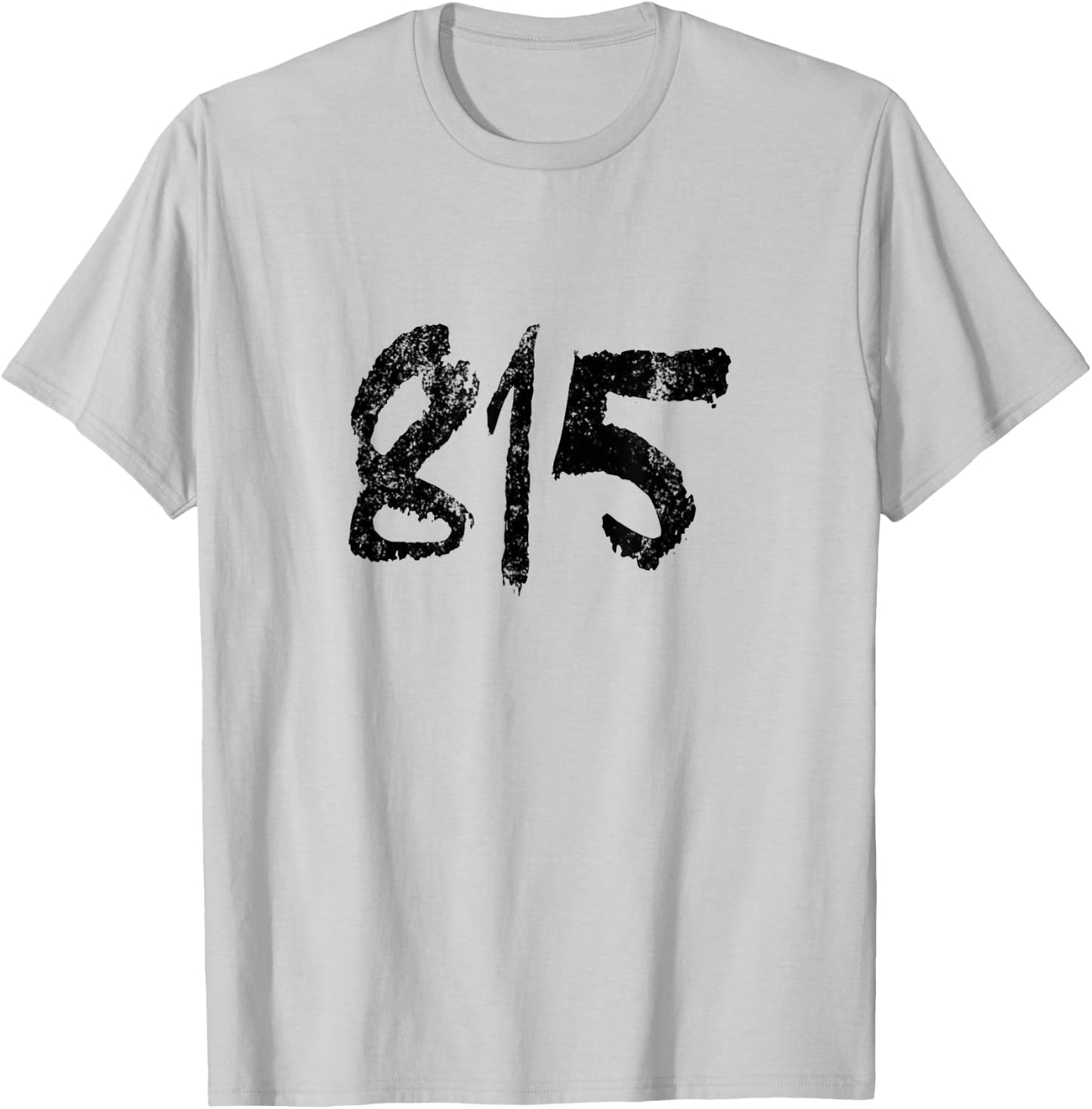 Rockford Shirt Factory 815 Area Code | Rockford, Illinois T-Shirt - T-Shirt | Ash