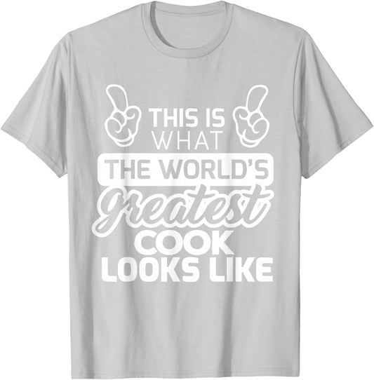 World's Greatest Cook Best Cook Ever T-Shirt - T-Shirt | Ash