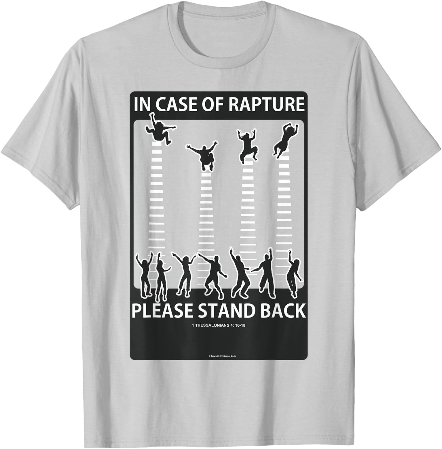 Rapture Warning T-Shirt - T-Shirt | Ash