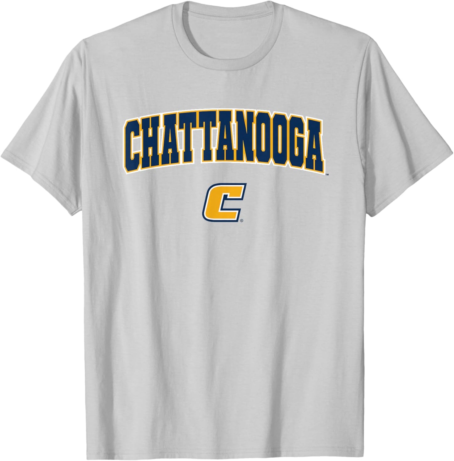 UT Chattanooga UTC Mockingbirds Arch Logo T-Shirt - T-Shirt | Ash