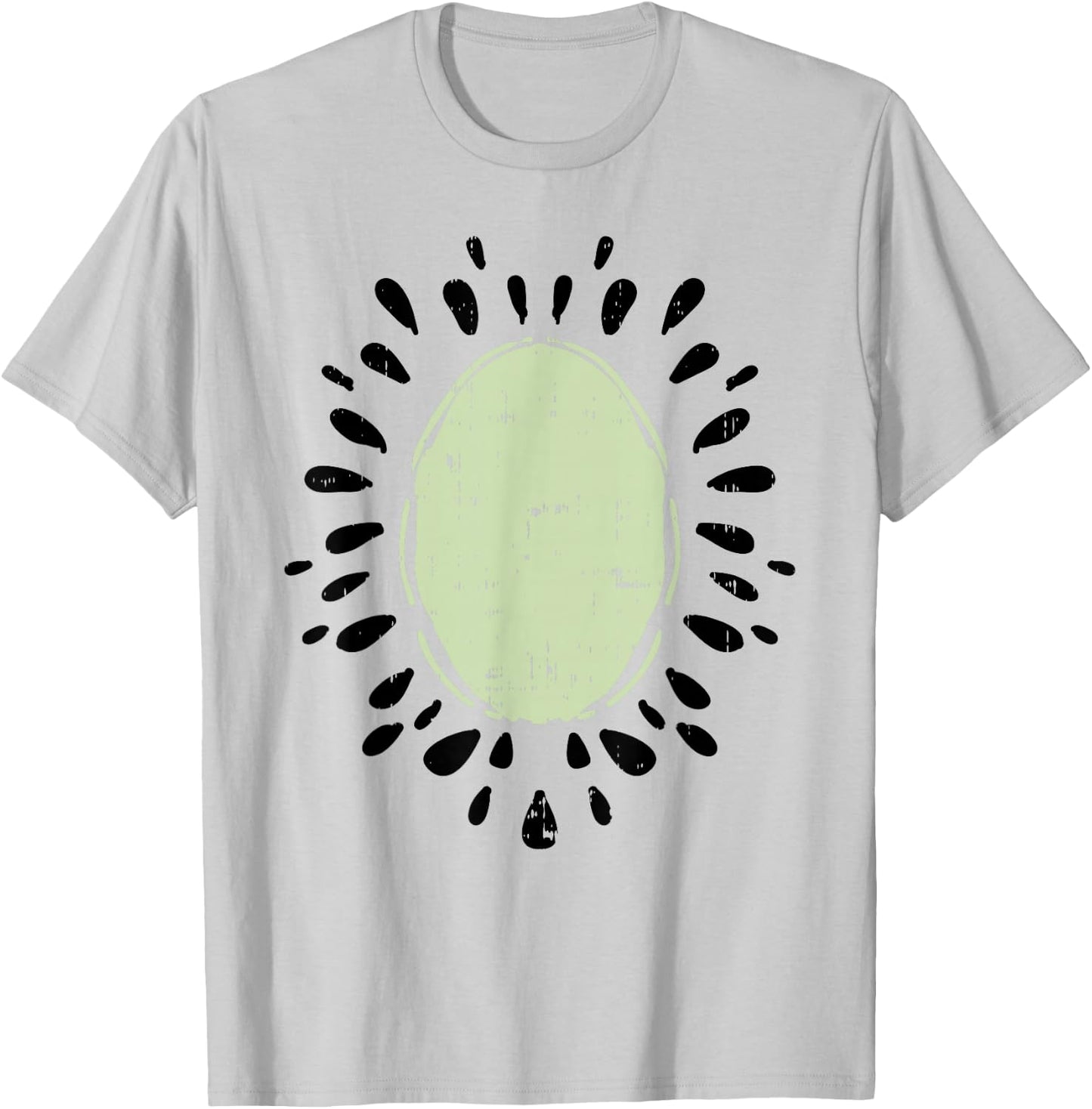 Kiwi-fruit Funny Fruit Food Lazy DIY Easy Halloween Costume T-Shirt - T-Shirt | Ash