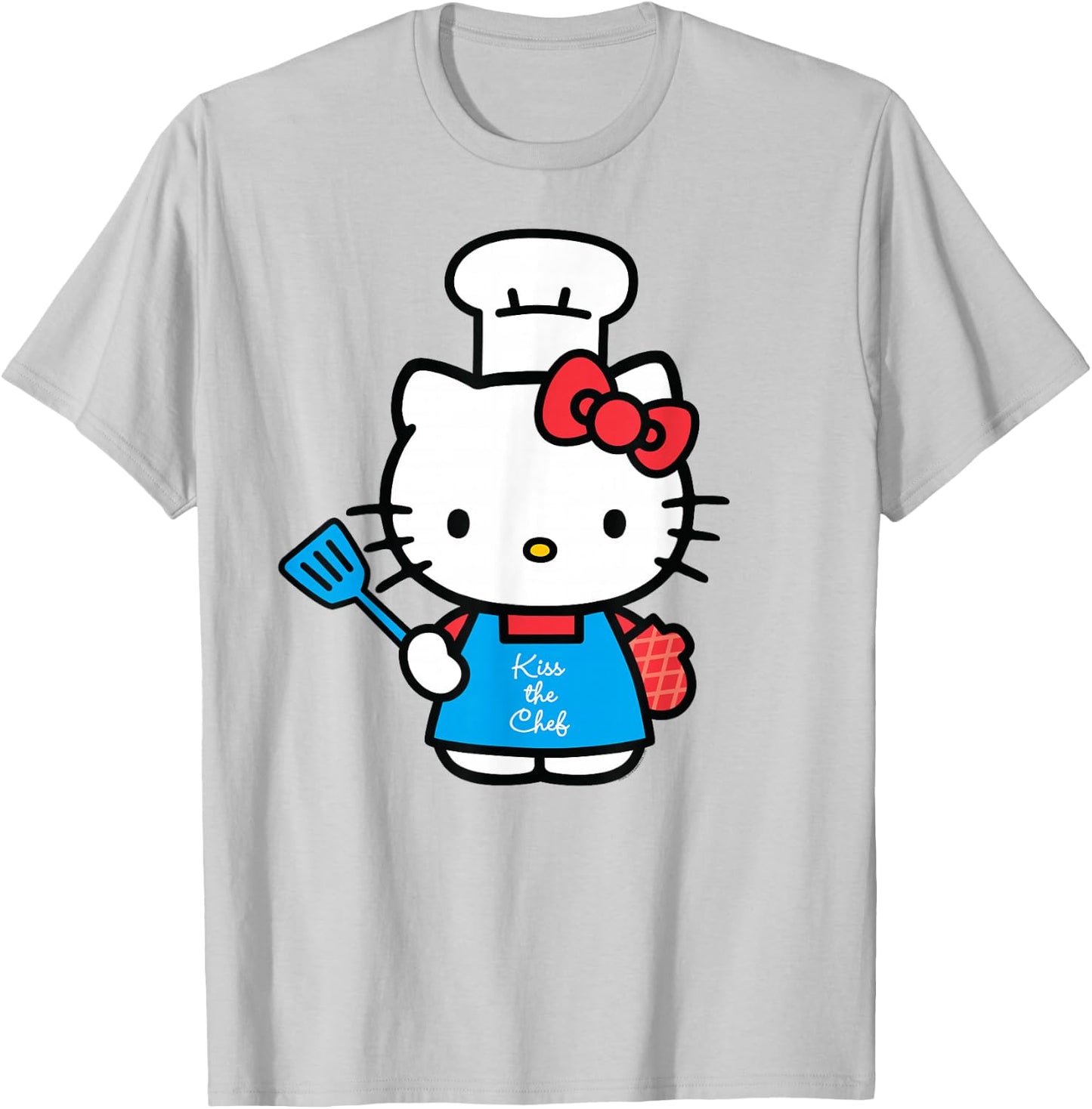 Hello Kitty Kiss the Chef T-Shirt - T-Shirt | Ash