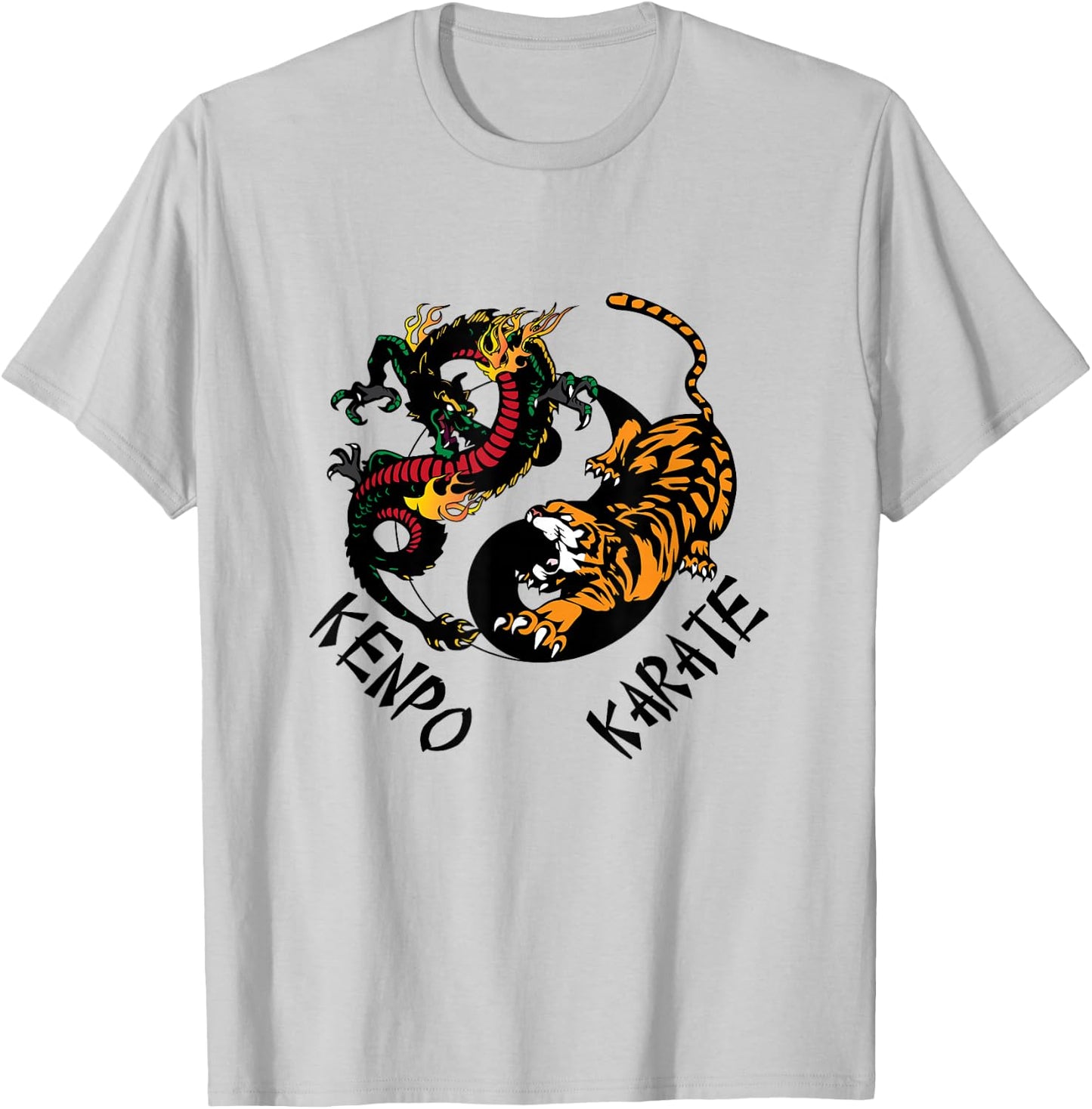 Self Defence Kenpo Karate Martial Arts T-Shirt - T-Shirt | Ash