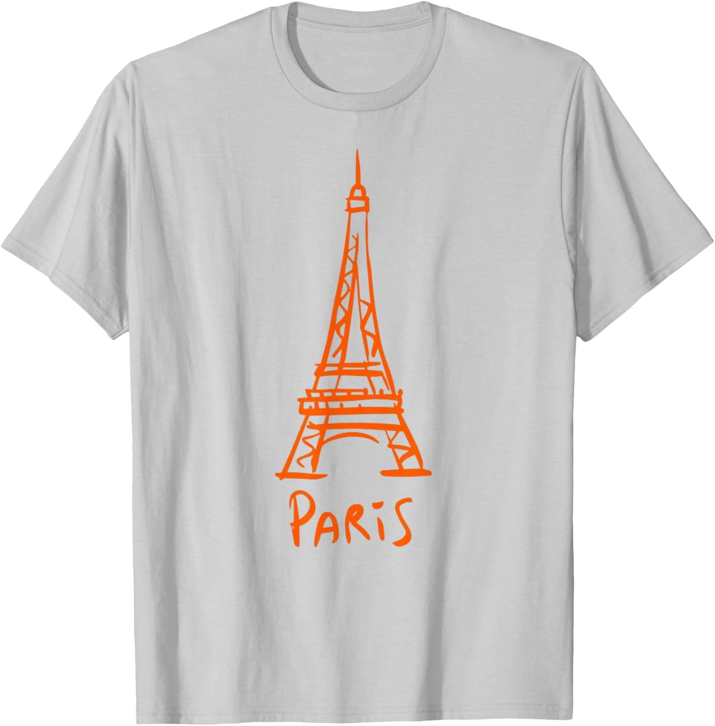 Vintage Paris I Love Travel Wanderlust Eiffel Tower T-Shirt - T-Shirt | Ash