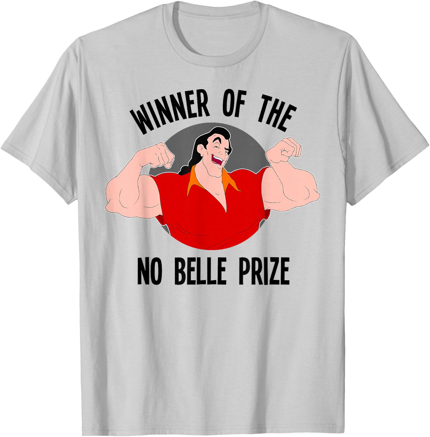 Disney Beauty and the Beast Gaston Winner No Belle Prize T-Shirt - T-Shirt | Ash