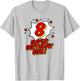 Super 8th Birthday Girl Shirt Superhero Birthday Party T-Shirt - T-Shirt | Ash