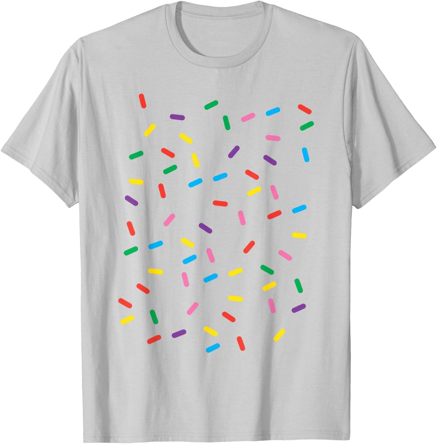 Ice Cream With Sprinkles Funny Lazy DIY Halloween Costume T-Shirt - T-Shirt | Ash