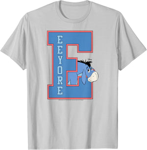 Disney - Winnie The Pooh - Eeyore Collegiate T-Shirt - T-Shirt | Ash