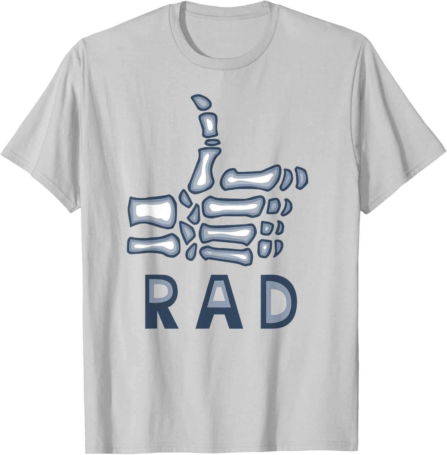 Radiology Tech , Rad Skeleton Thumb, X-Ray Gift T-Shirt - T-Shirt | Ash