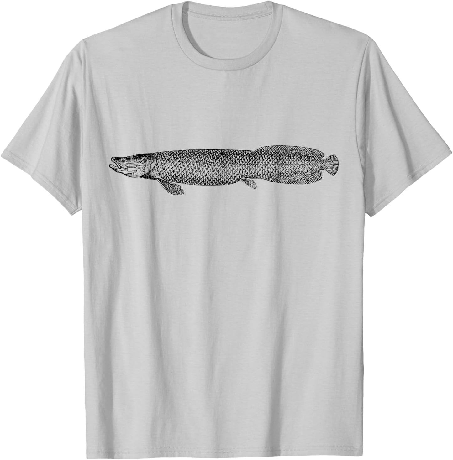 Arapaima Fish Vintage T-Shirt - T-Shirt | Ash