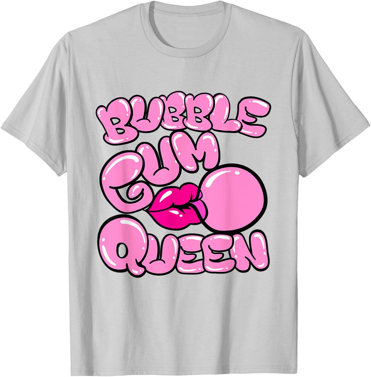 Bubble Gum Queen - Bubble Gum T-Shirt - T-Shirt | Ash
