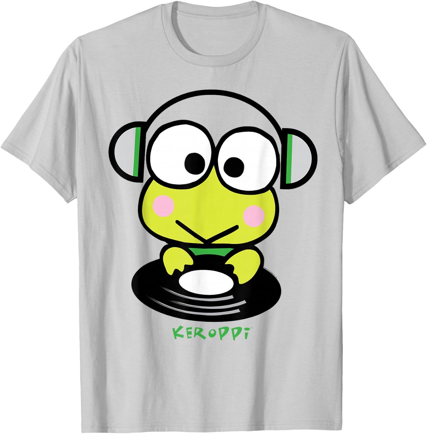 Keroppi DJ Record Spin Shirt T-Shirt - T-Shirt | Ash