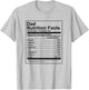 Dad Nutrition Facts - Nutritional Father's Day Gift T-Shirt - T-Shirt | Ash