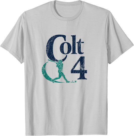 Colt Emerson - Colt 4 - Seattle Baseball T-Shirt - T-Shirt | Ash