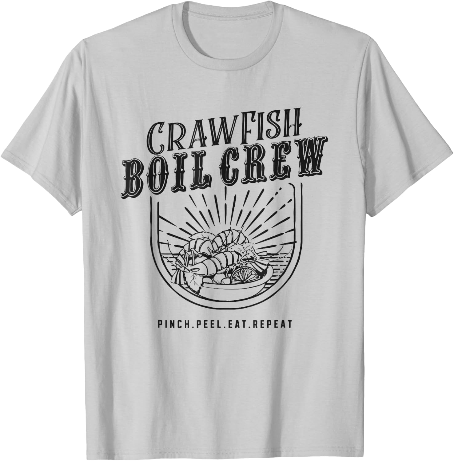 Crawfish Boil Crew fun Festival Gift Shirt T-Shirt - T-Shirt | Ash
