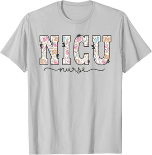 NICU Nurse Neonatal Intensive Care Unit Nurse Group Work T-Shirt - T-Shirt | Ash