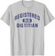 Registered Dietitian Vintage Nutritionist Gift T-Shirt - T-Shirt | Ash