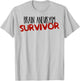 Brain Aneurysm Survivor women kids T-Shirt - T-Shirt | Ash