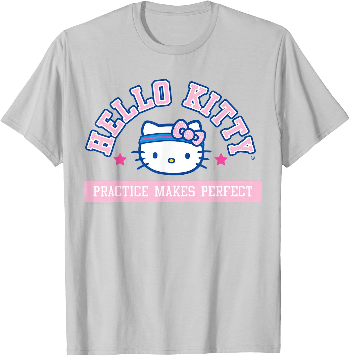 Hello Kitty Practice Makes Perfect Sports Athlete Shirt T-Shirt - T-Shirt | Ash
