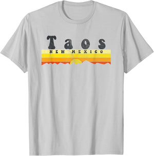 Retro Vintage Taos New Mexico T-Shirt - T-Shirt | Ash