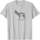 Antelope Pronghorn Shirt T-Shirt - T-Shirt | Ash