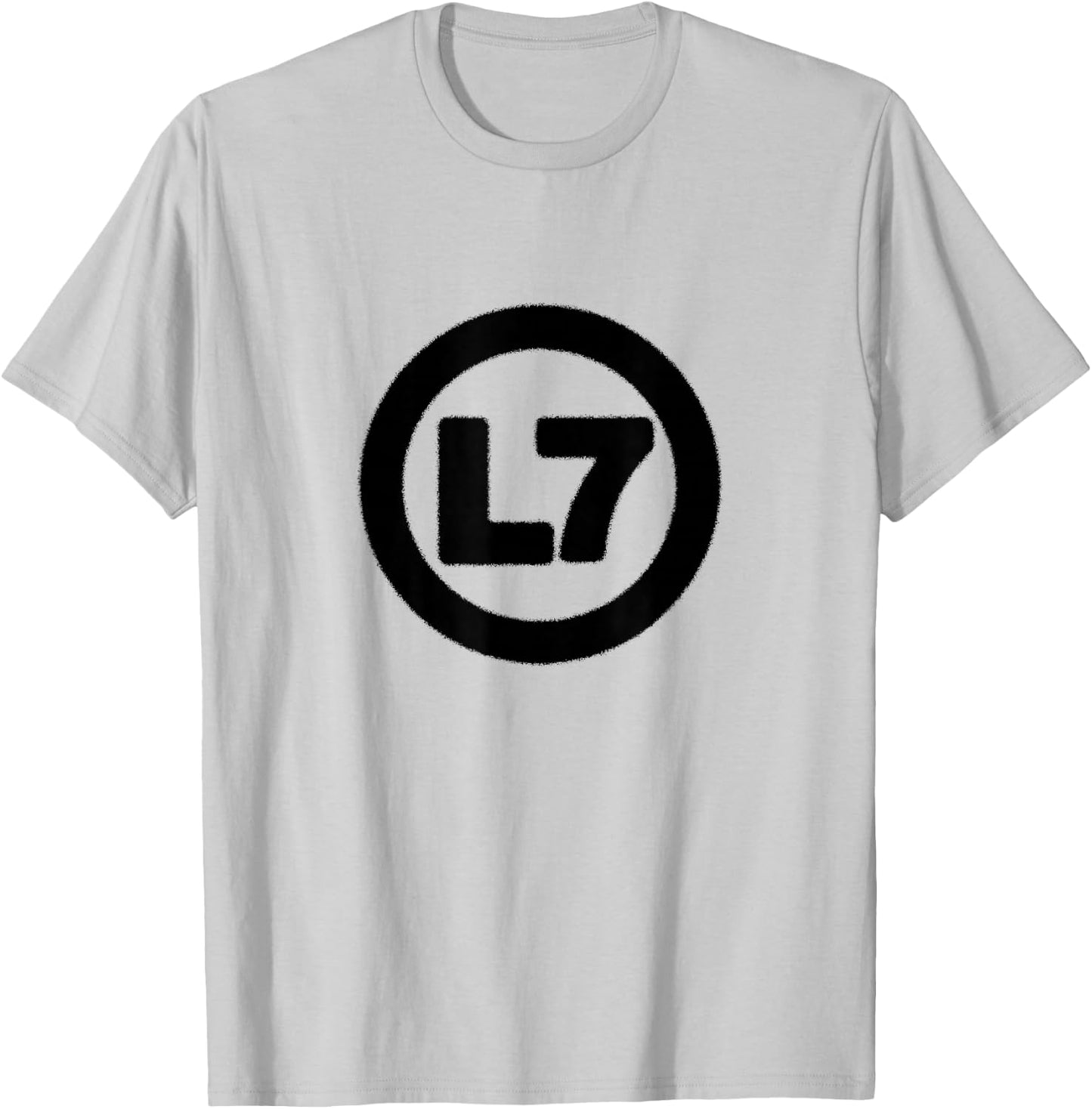 L7 - Spray Logo - Official Merchandise T-Shirt - T-Shirt | Ash