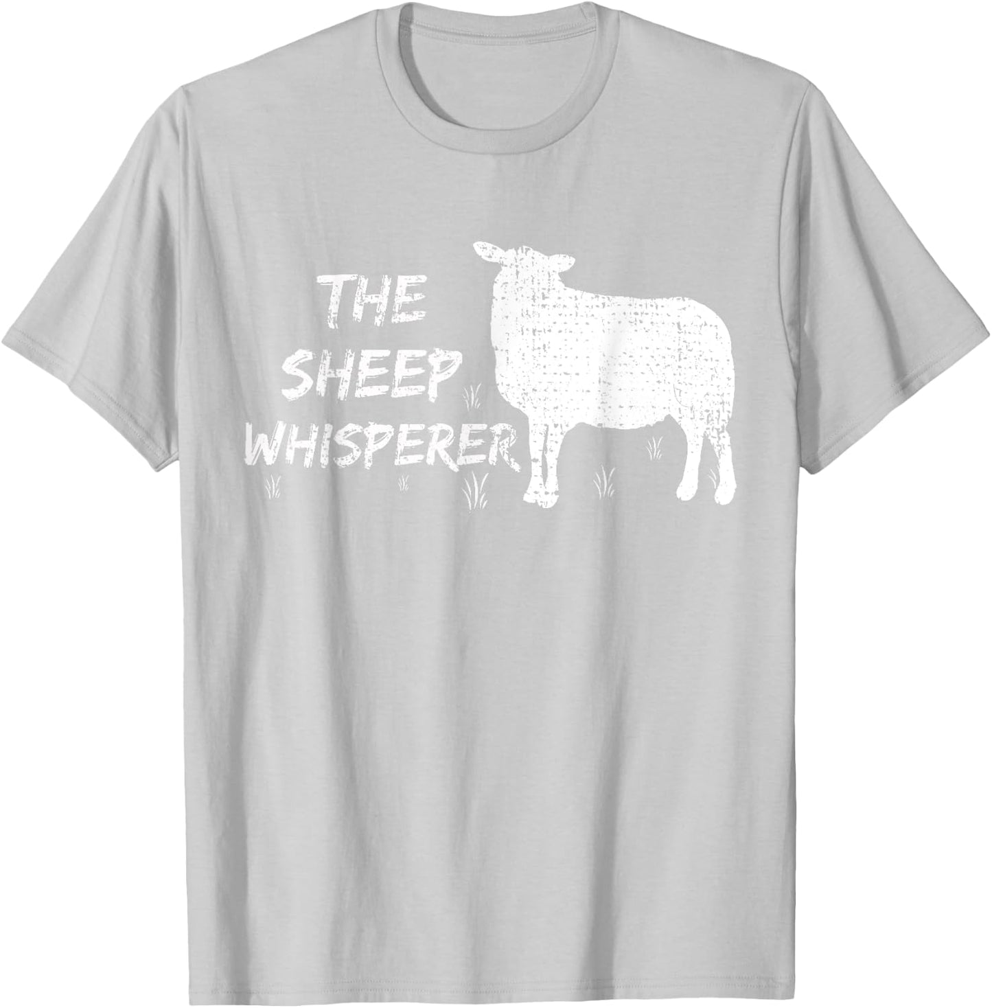 The Sheep Whisperer Farmer Gift Animal Vintage T-Shirt - T-Shirt | Ash
