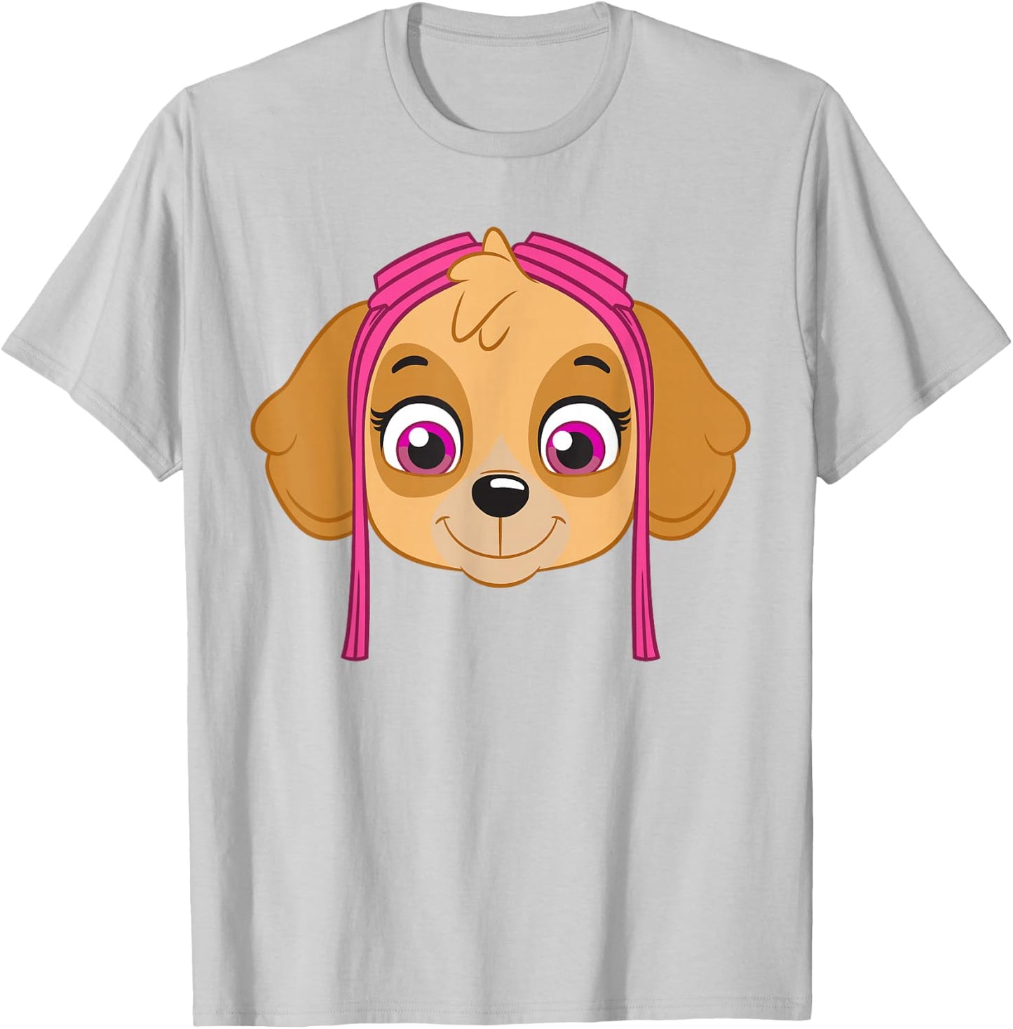 Paw Patrol Big Skye Head T-Shirt - T-Shirt | Ash