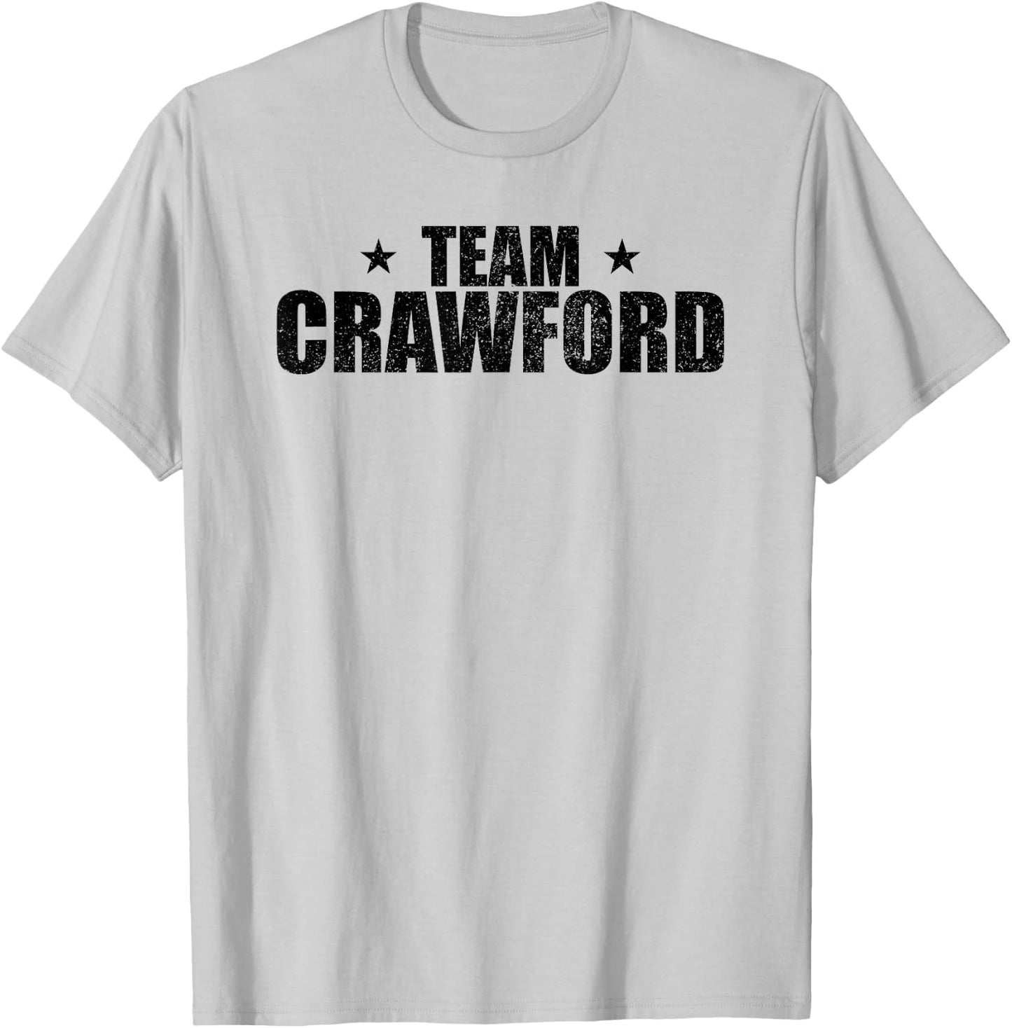 Crawford Surname Family Birthday Crawford Lastname T-Shirt - T-Shirt | Ash