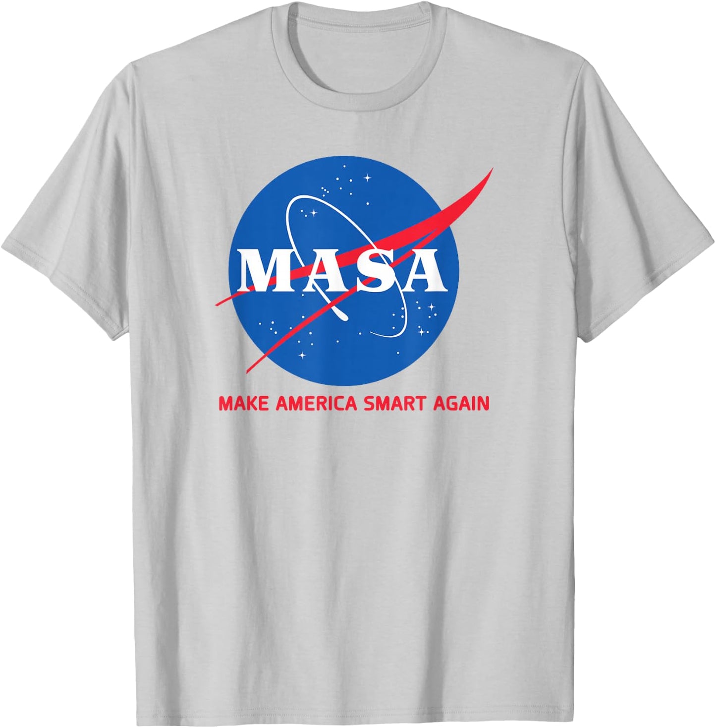 Dem Teez Co. Make America Smart Again T-Shirt - T-Shirt | Ash