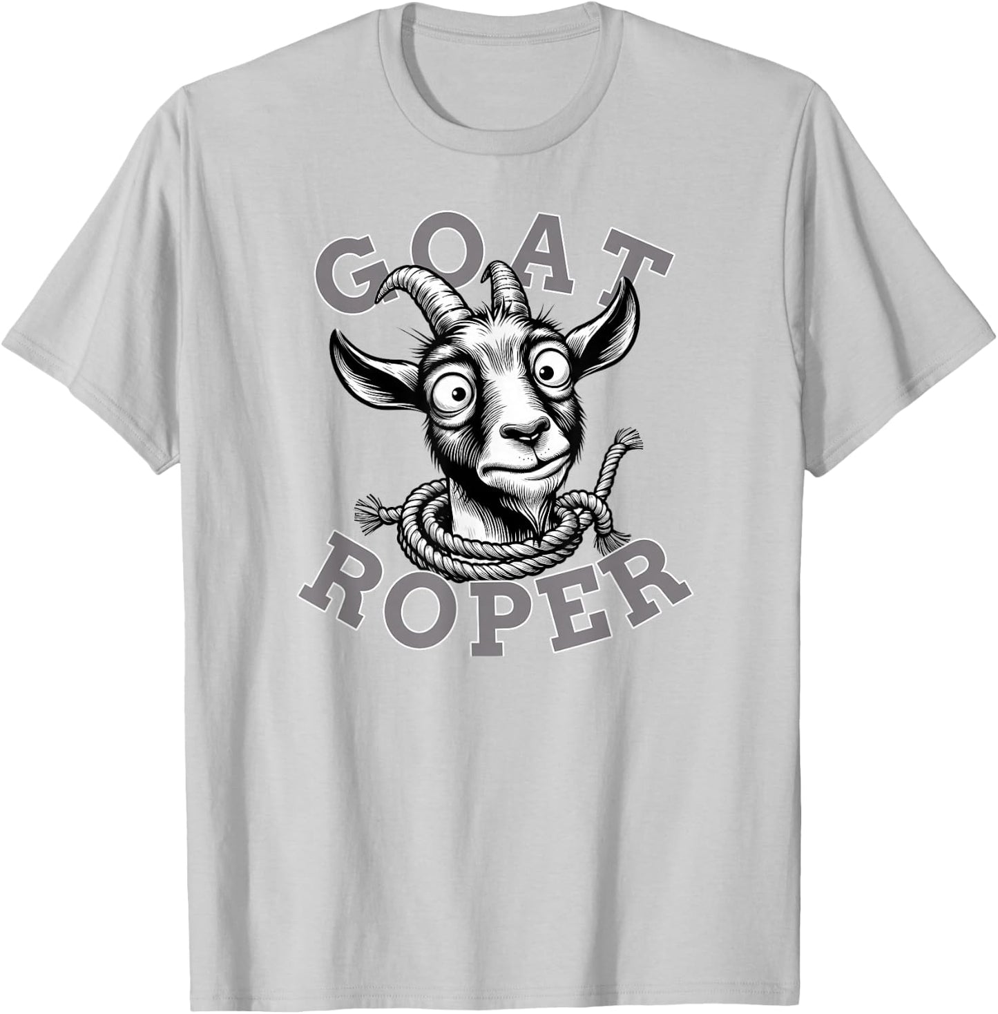 Goat Roper T-Shirt - T-Shirt | Ash