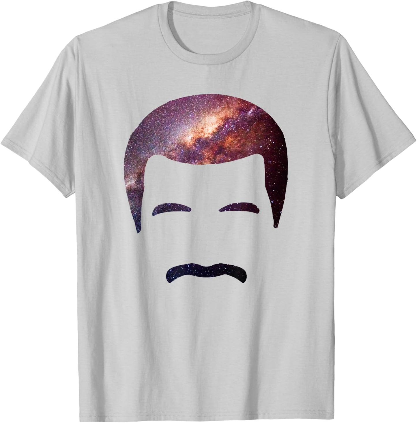 Neil deGrasse Tyson Galaxy T-Shirt - T-Shirt | Ash