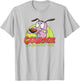 Courage The Cowardly Dog Colorful Courage T-Shirt - T-Shirt | Ash