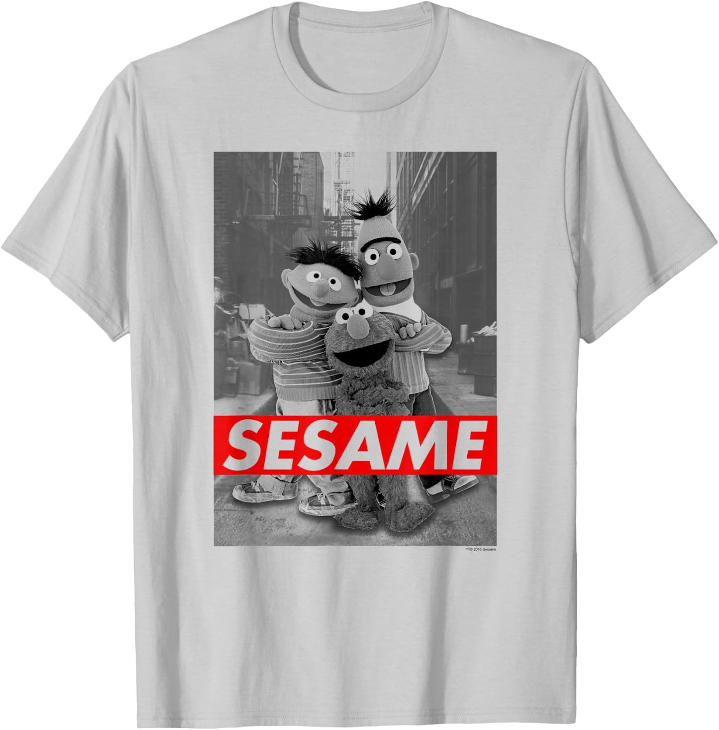 Sesame Street Sesame T Shirt T-Shirt - T-Shirt | Ash