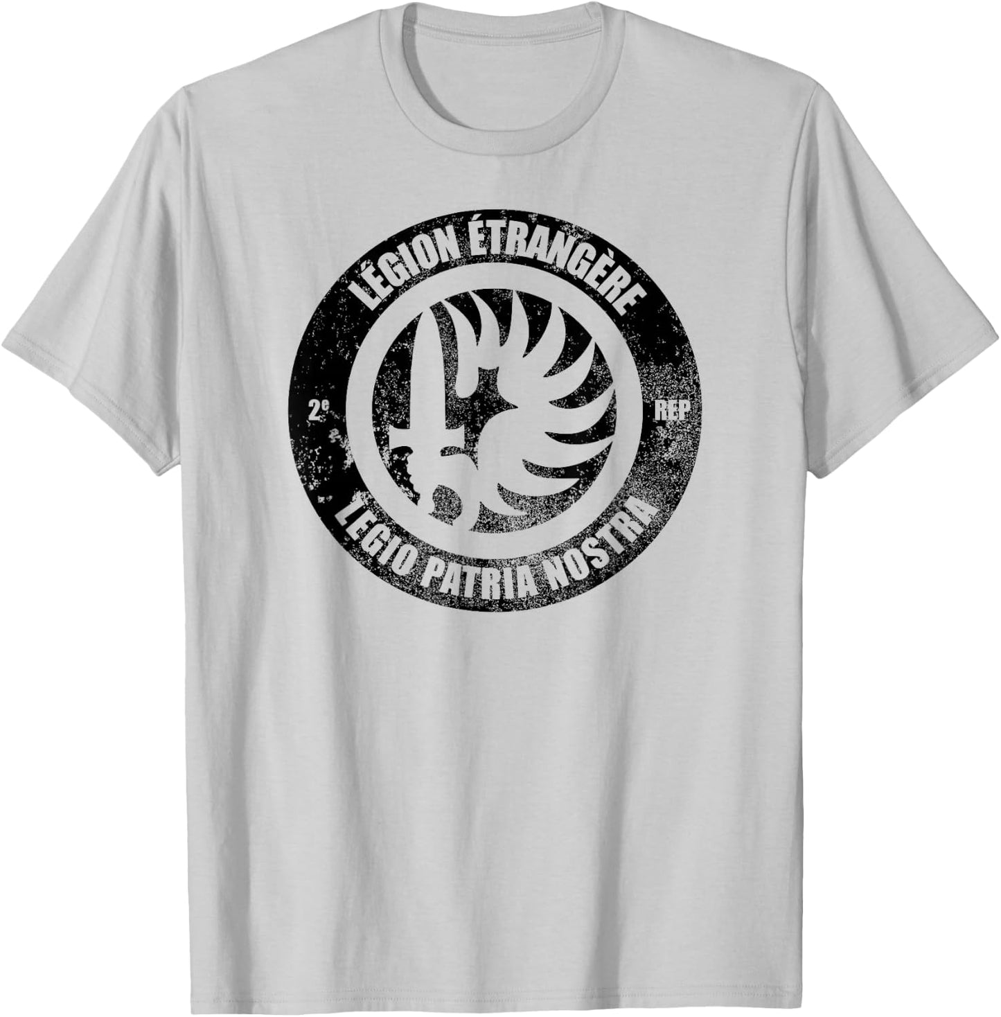 French Foreign Legion Paratrooper T shirt - 2 Rep (subdued) T-Shirt - T-Shirt | Ash