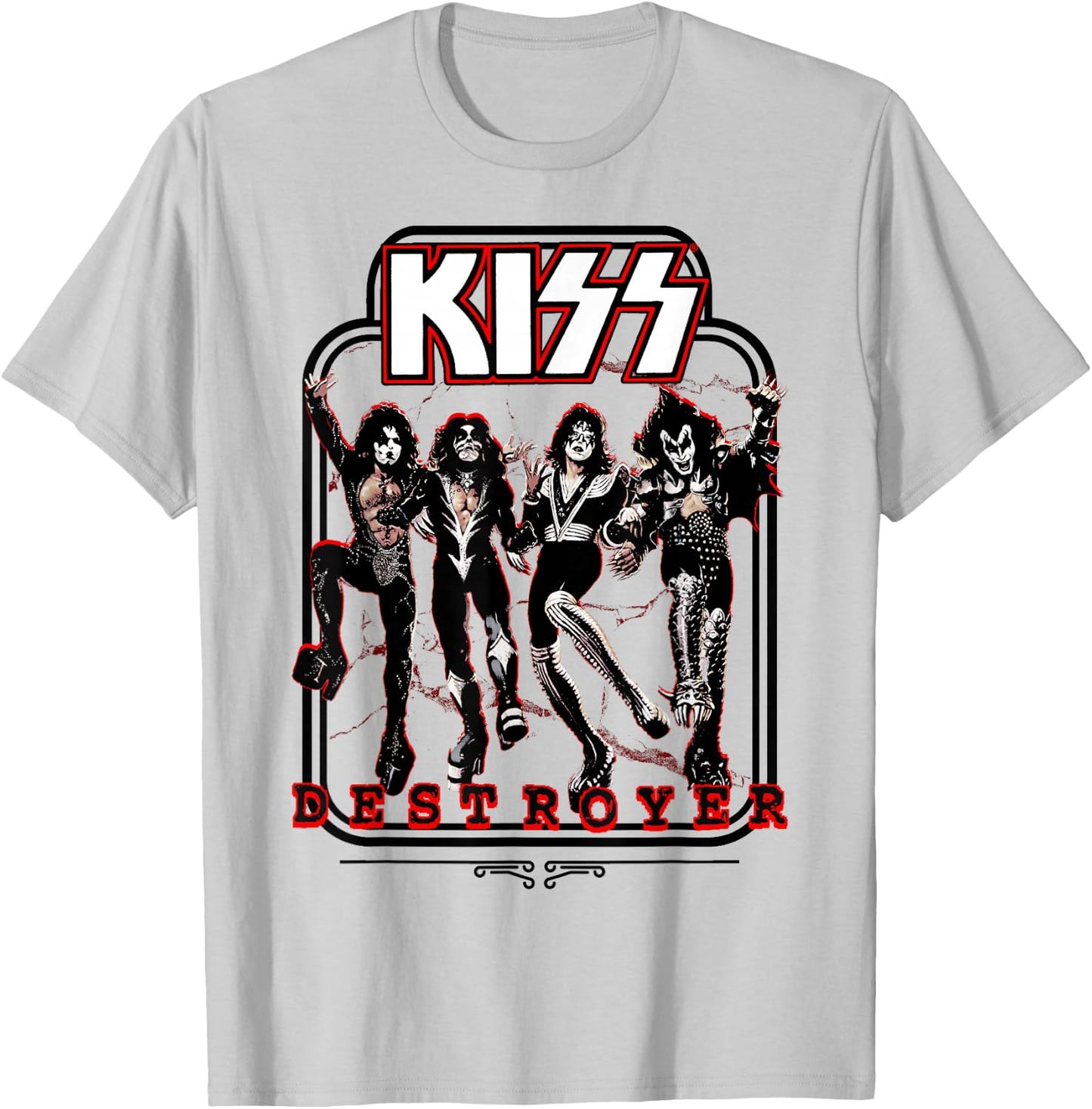 KISS - Destroyer T-Shirt - T-Shirt | Ash