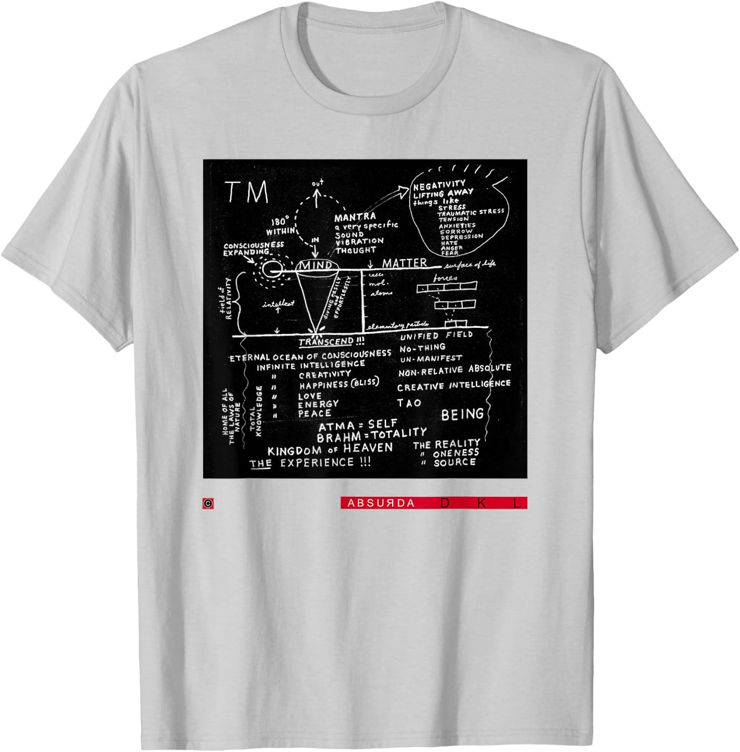 Studio: David Lynch TM Unified Field T-Shirt - T-Shirt | Ash