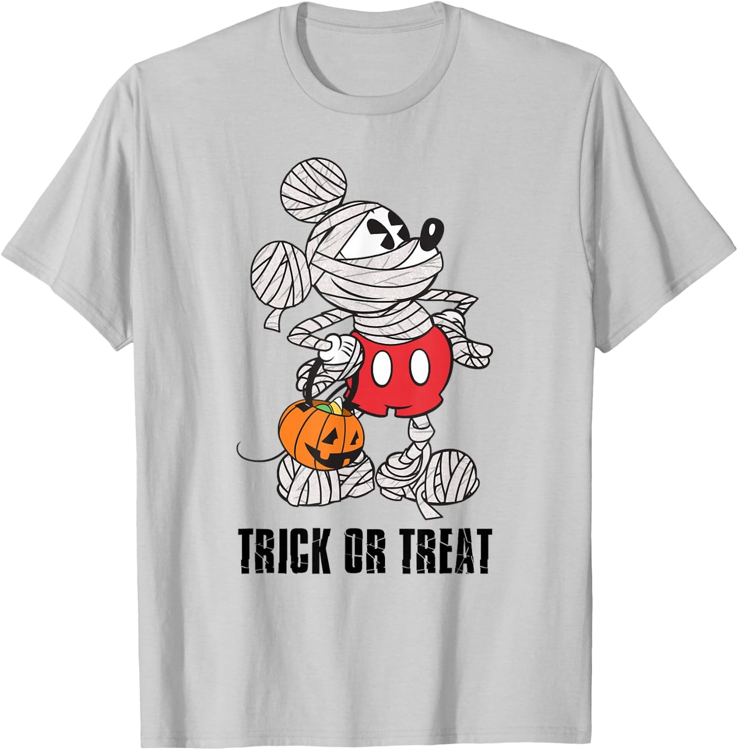 Disney - Mickey Mouse Mummy Halloween T-Shirt - T-Shirt | Ash