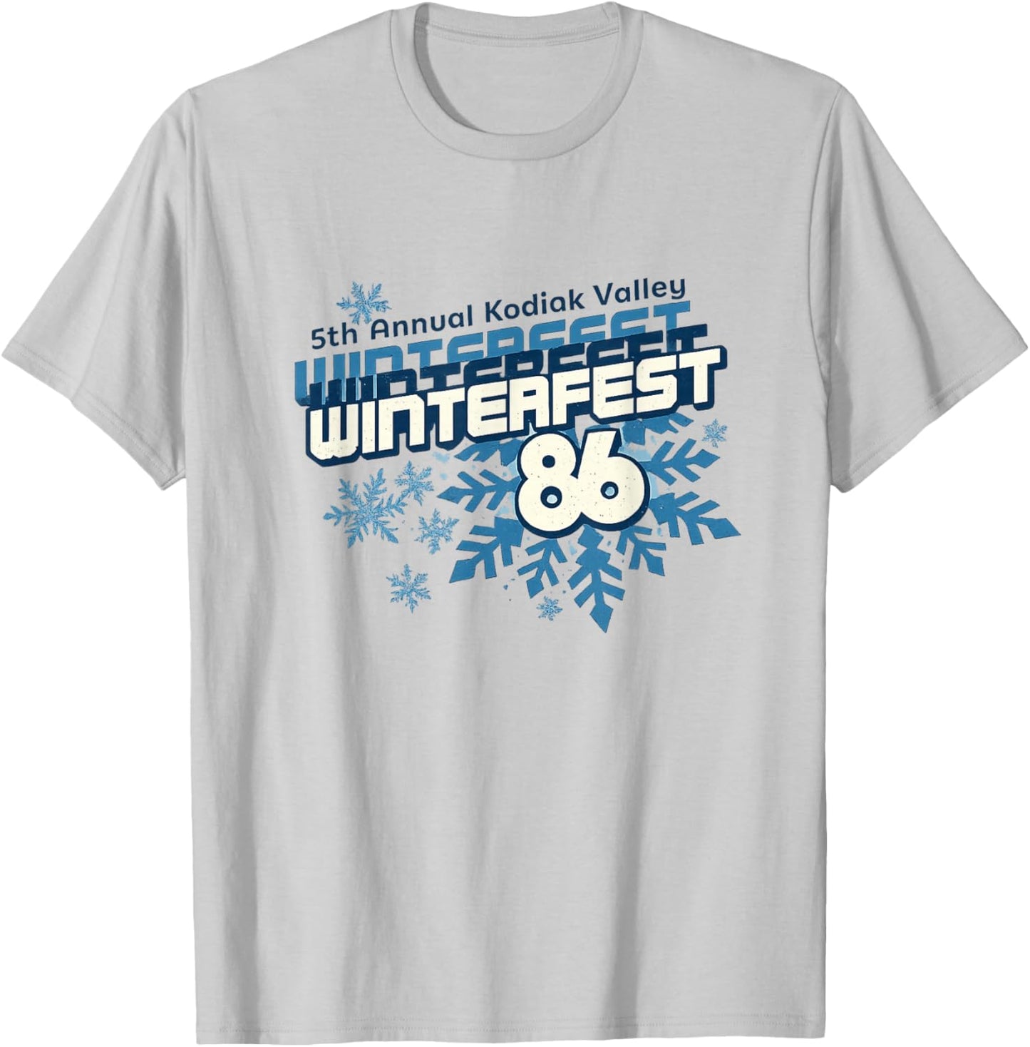 Winterfest 86 Winter Festival 80s Winter Ski Party 1980s T-Shirt - T-Shirt | Ash