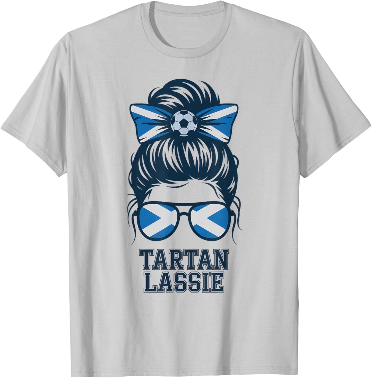 Pretty Scottish Girl Tartan Lassie Trip Vacation Favorite T-Shirt - T-Shirt | Ash