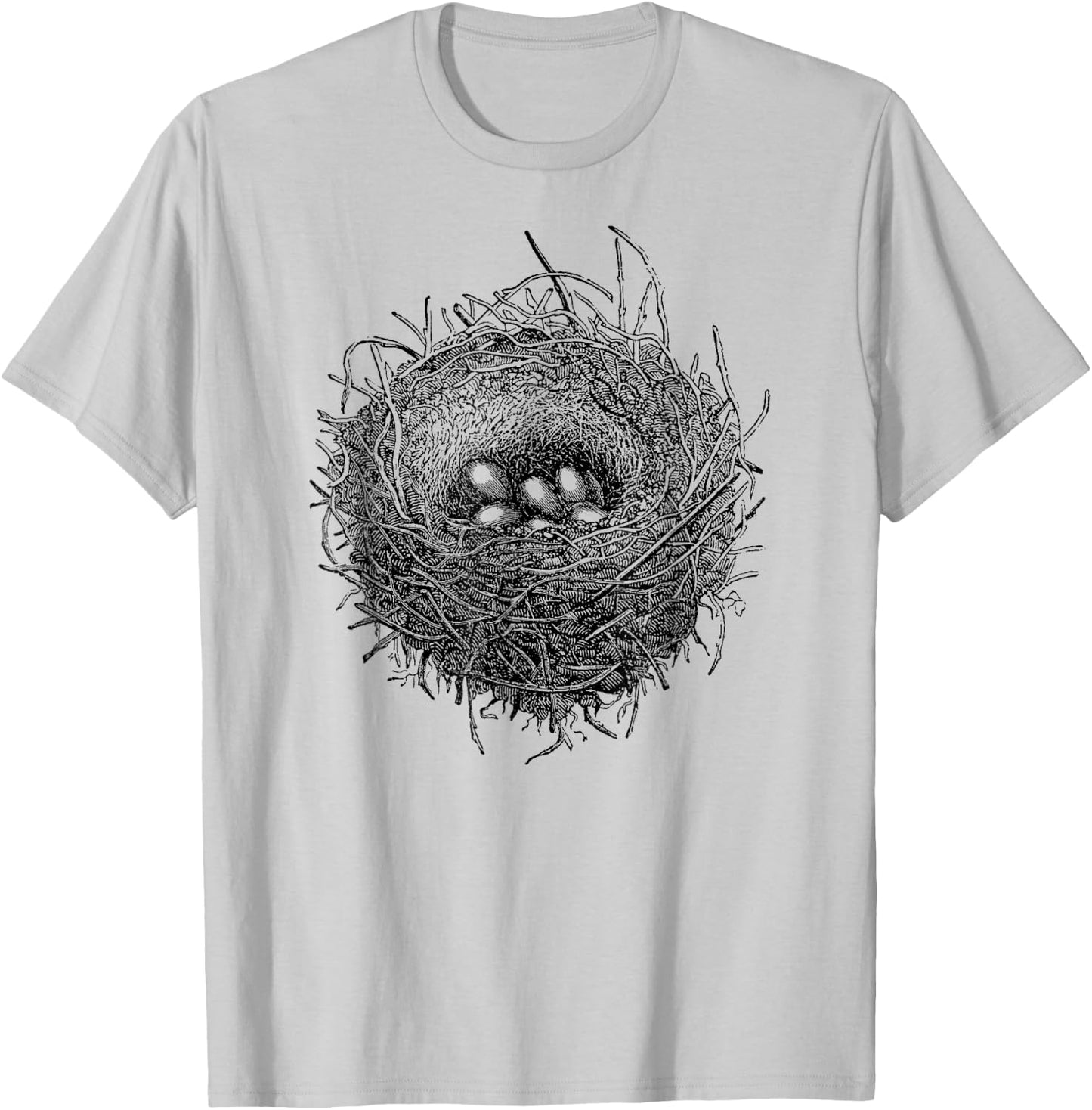 Mintage Birds Nest Fine Jersey T-Shirt - T-Shirt | Ash
