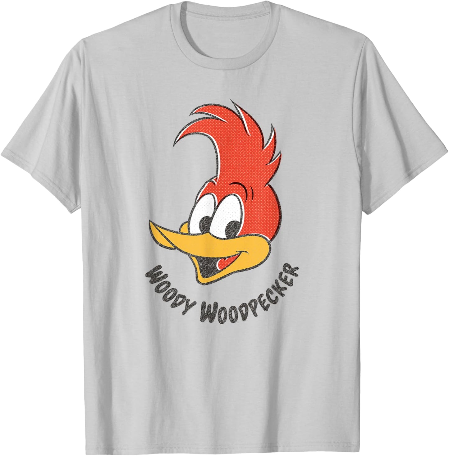 Woody Woodpecker Classic Smile T-Shirt - T-Shirt | Ash