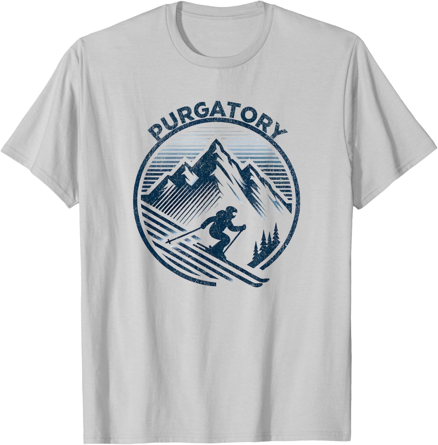Purgatory Ski Resort Colorado Skiing T-Shirt - T-Shirt | Ash