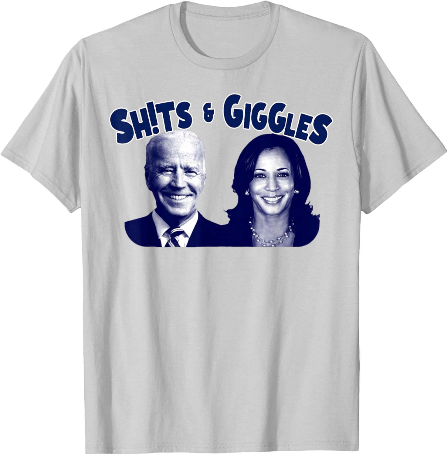 Shits & Giggles Biden Kamala Harris T-Shirt - T-Shirt | Ash