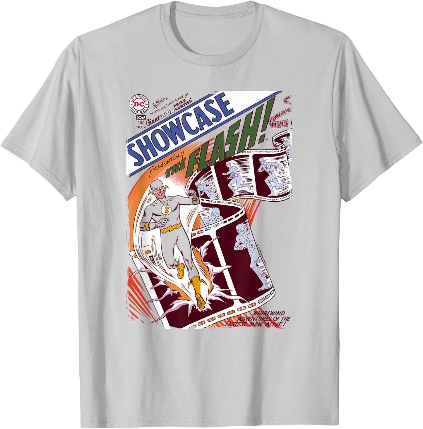The Flash Showcase #4 Cover T-Shirt - T-Shirt | Ash