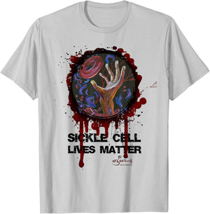 Sickle Cell Lives Matter - Hope Sickle Cell Awareness Art T-Shirt - T-Shirt | Ash