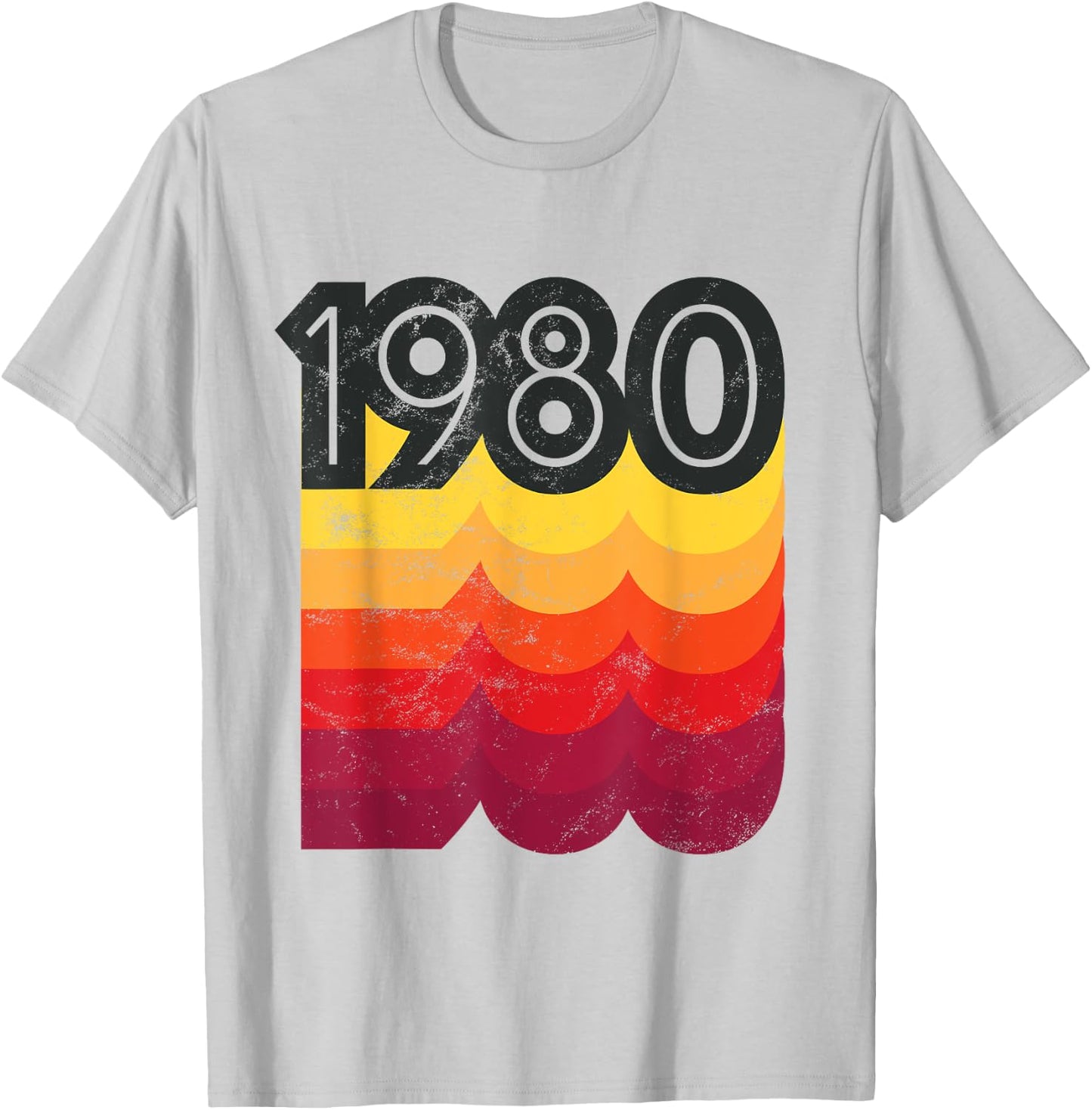 Birthday 80s Style Retro 1980 T-Shirt - T-Shirt | Ash