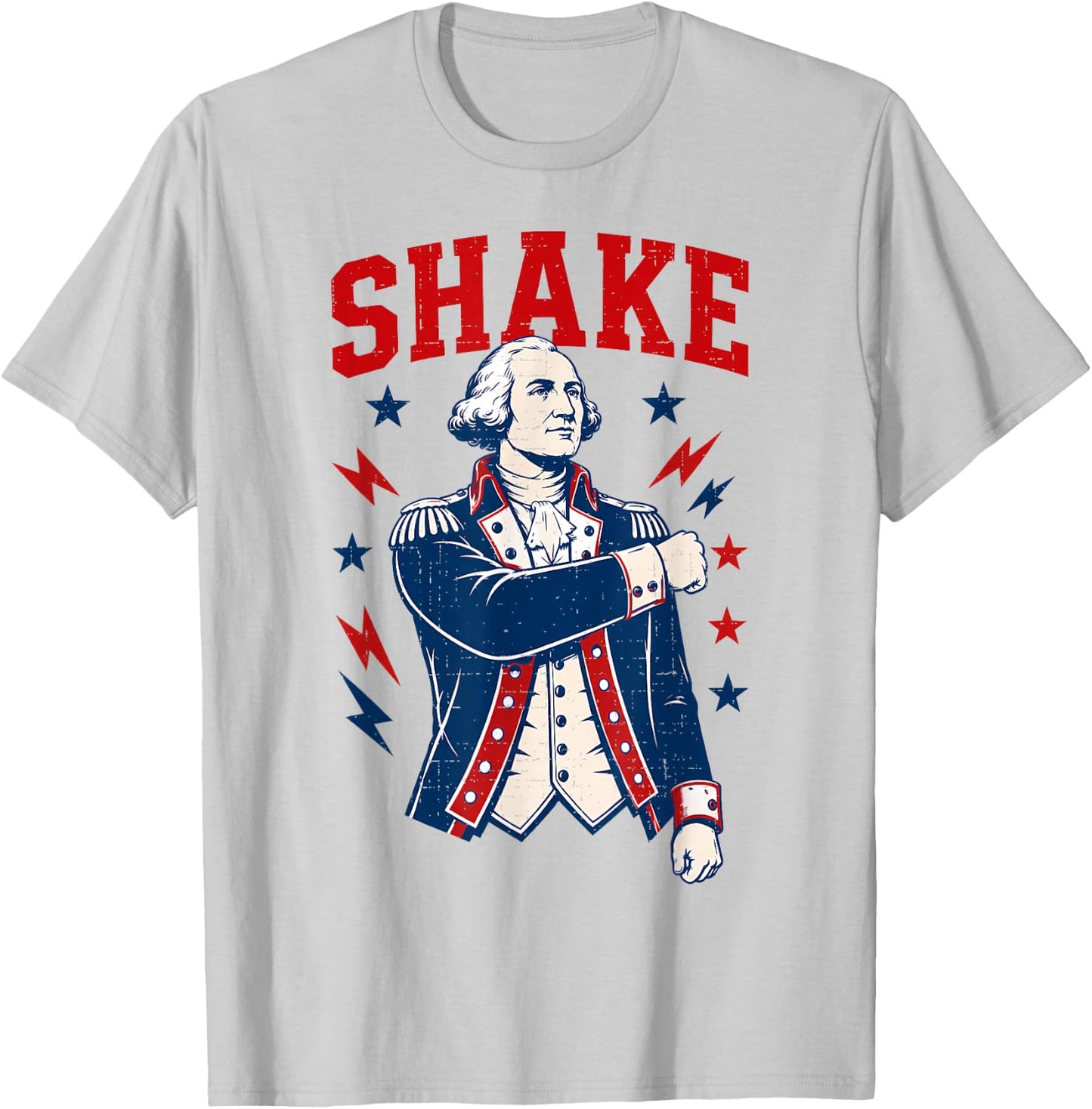 Funny Shake and Bake 4th of July Couple Matching T-Shirt - T-Shirt | Ash